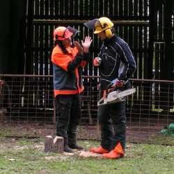 South West LANTRA and NPTC accredited Chainsaw courses with Hush Farms.